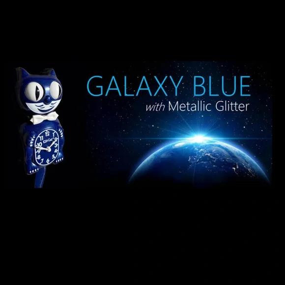 Limited Edition Galaxy Blue Kit-Cat Klock